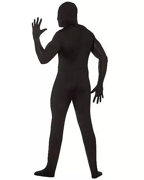 Adult Super Skins Black Zentai Skin Suit Costume 3 Adult Super Skins Black Zentai Skin Suit Costume - Image 3