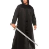 Adult Black Hooded Cloak
