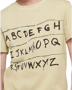 Kids Stranger Things Alphabet Wall T Shirt - Stranger Things -Creepy Costume Shop 01381797 d