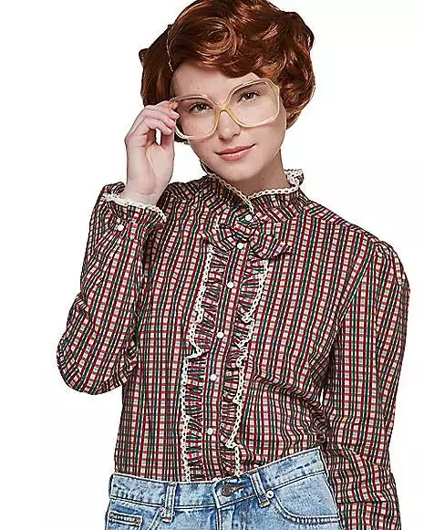 Adult Ruffle Barb Shirt - Stranger Things 1 Adult Ruffle Barb Shirt - Stranger Things