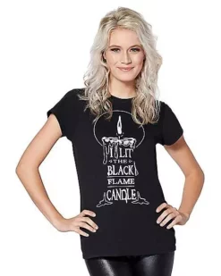 Black Flame T Shirt - Hocus Pocus