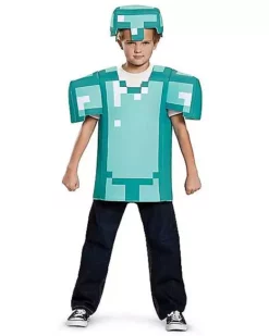 Kids Armor Shirt Set - Minecraft