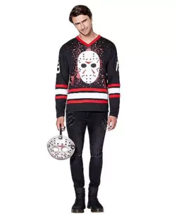 Jason Voorhees Hockey Jersey - Friday The 13th -Creepy Costume Shop 01405588 c