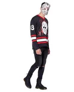 Jason Voorhees Hockey Jersey - Friday The 13th -Creepy Costume Shop 01405588 d