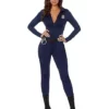 Adult Police Officer Catsuit Costume