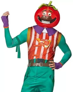 Adult TomatoHead Costume - Fortnite -Creepy Costume Shop 01444561 c