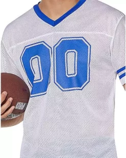 White Football Jersey 8 White Football Jersey -Creepy Costume Shop 01454941 c
