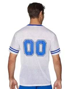 White Football Jersey 10 White Football Jersey -Creepy Costume Shop 01454958 b
