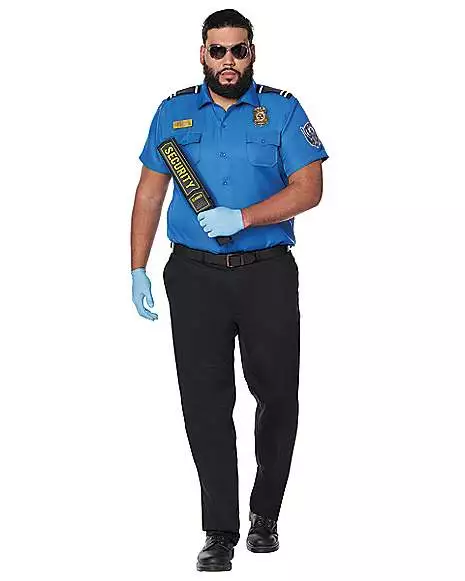 Adult Airport Security Plus Size Costume 1 Adult Airport Security Plus Size Costume