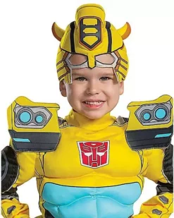 Toddler Muscle Bumblebee Costume - Transformers -Creepy Costume Shop 01480722 c