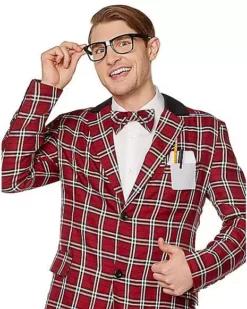 Adult Nerd Costume Kit -Creepy Costume Shop 01492628 c