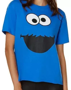 Adult Cookie Monster T Shirt - Sesame Street 6 Adult Cookie Monster T Shirt - Sesame Street -Creepy Costume Shop 01496322 c