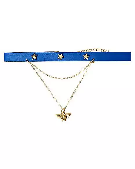 Wonder Woman Shield Choker Necklace 1 Wonder Woman Shield Choker Necklace