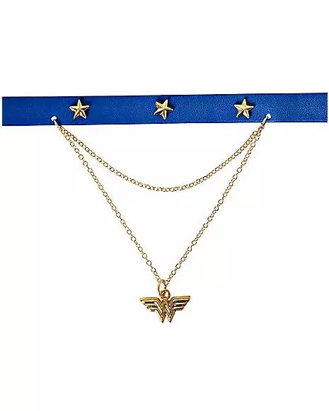 Wonder Woman Shield Choker Necklace 2 Wonder Woman Shield Choker Necklace - Image 2
