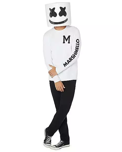 Adult Marshmello Costume 3 Adult Marshmello Costume - Image 3