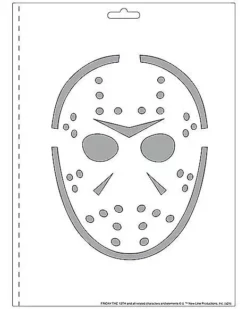 Friday The 13th Pumpkin Stencil Book -Creepy Costume Shop 01513662 c
