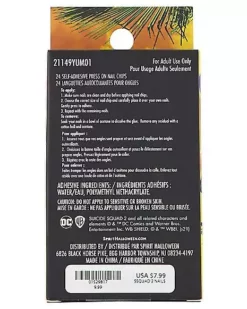 Harley Quinn Press On Nails - The Suicide Squad -Creepy Costume Shop 01529817 c