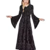 Kids Black Hooded Dress