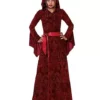 Kids Red Hooded Dress