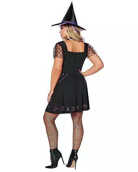 Adult Black Magic Witch Costume 2 Adult Black Magic Witch Costume - Image 2