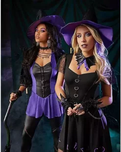 Adult Black Magic Witch Costume 5 Adult Black Magic Witch Costume -Creepy Costume Shop 01560739 c