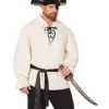 Pirate Shirt And Belt Plus Size Costume Kit