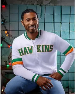 Adult Hawkins Track Jacket - Stranger Things 5 Adult Hawkins Track Jacket - Stranger Things -Creepy Costume Shop 01596717 c