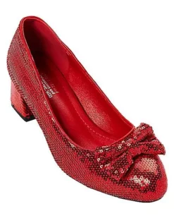 Ruby Slipper Sequin Heels - The Wizard Of Oz -Creepy Costume Shop 01597004 c