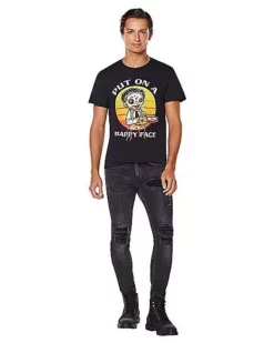 Happy Leatherface T Shirt - Texas Chainsaw Massacre -Creepy Costume Shop 01598036 c