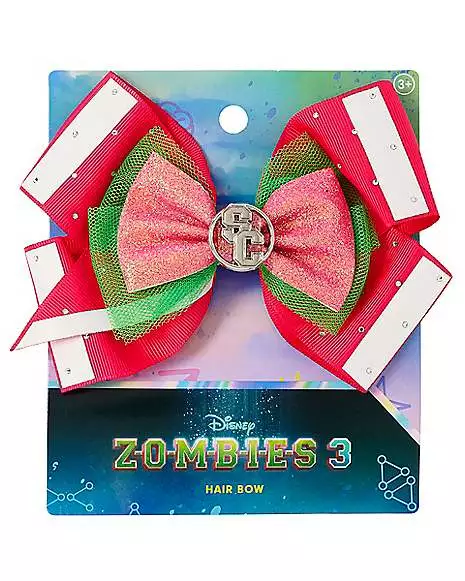 Cheer Hair Bow - Zombies 3 3 Cheer Hair Bow - Zombies 3 - Image 3