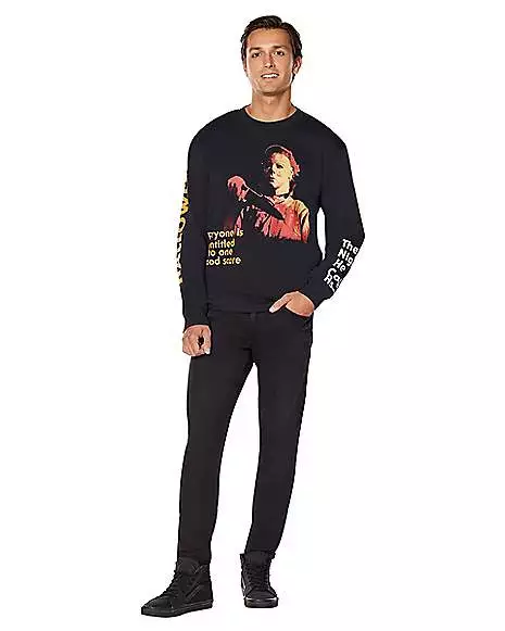 Michael Myers One Good Scare Sweatshirt - Halloween 3 Michael Myers One Good Scare Sweatshirt - Halloween - Image 3