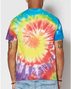 Happy Accidents Tie Dye Bob Ross T Shirt -Creepy Costume Shop 03211547 d