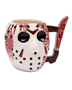 Jason Voorhees Coffee Mug - 24 Oz. -Creepy Costume Shop 03373891 c