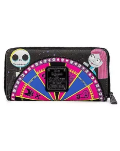 Loungefly The Nightmare Before Christmas Roulette Wheel Zip Wallet -Creepy Costume Shop 03845013 c