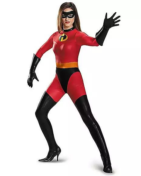 Adult Mrs. Incredible Bodysuit Costume - The Incredibles 1 Adult Mrs. Incredible Bodysuit Costume - The Incredibles