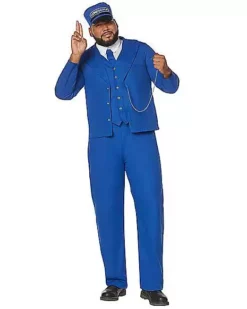 Adult Train Conductor Plus Size Costume