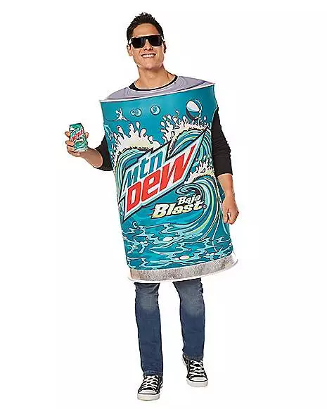 Adult 3D Mountain Dew Baja Blast Costume 1 Adult 3D Mountain Dew Baja Blast Costume