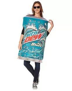 Adult 3D Mountain Dew Baja Blast Costume 6 Adult 3D Mountain Dew Baja Blast Costume -Creepy Costume Shop 07656556 c