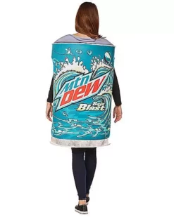 Adult 3D Mountain Dew Baja Blast Costume 7 Adult 3D Mountain Dew Baja Blast Costume -Creepy Costume Shop 07656556 d